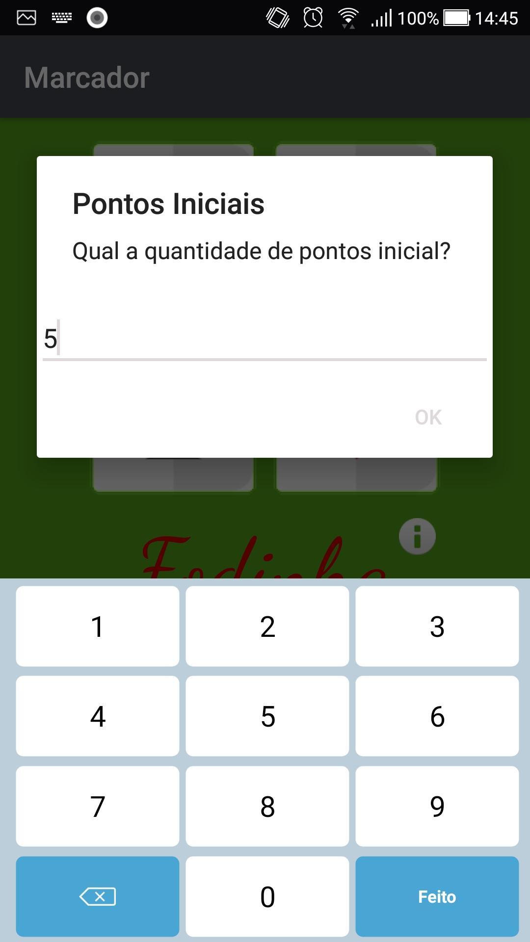 Marcador de Truco (Fodinha)