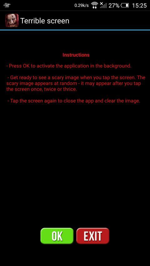 Terrible screen