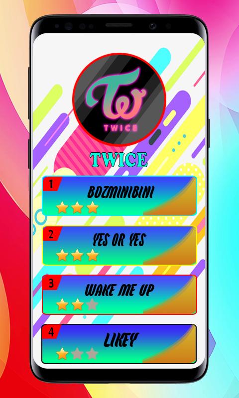 Twice Piano game tiles