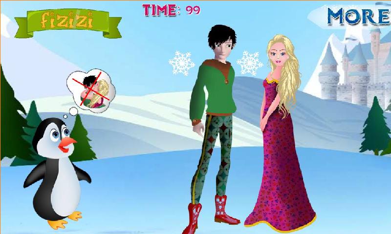 Winter Kissing Games