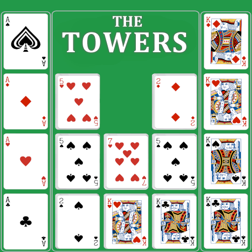 Solitaire puzzle: The towers