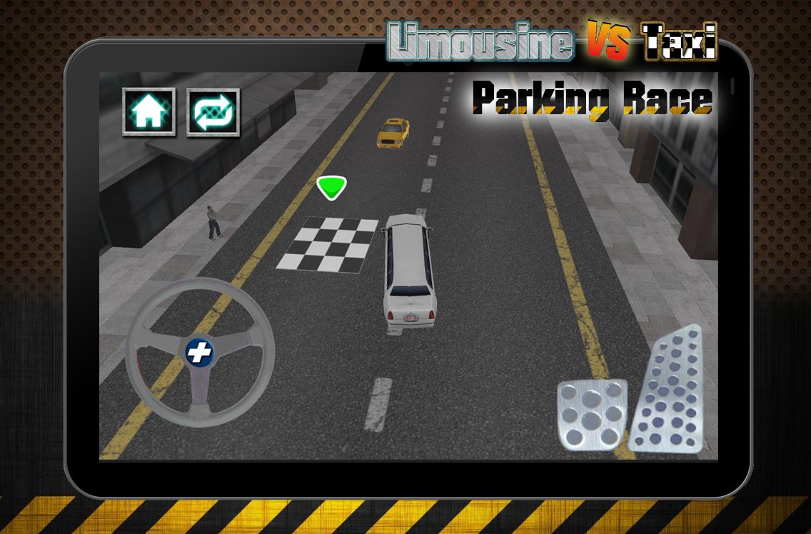 Limousine VS Taxi Parking Race