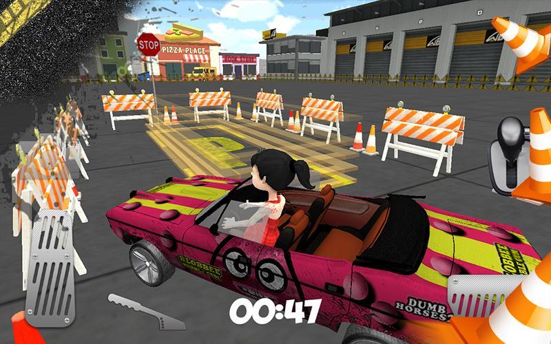 Girl Car Parking