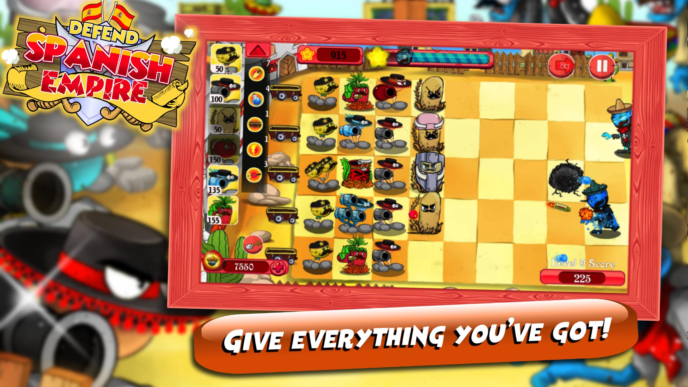Defend Spanish Empire PvZ