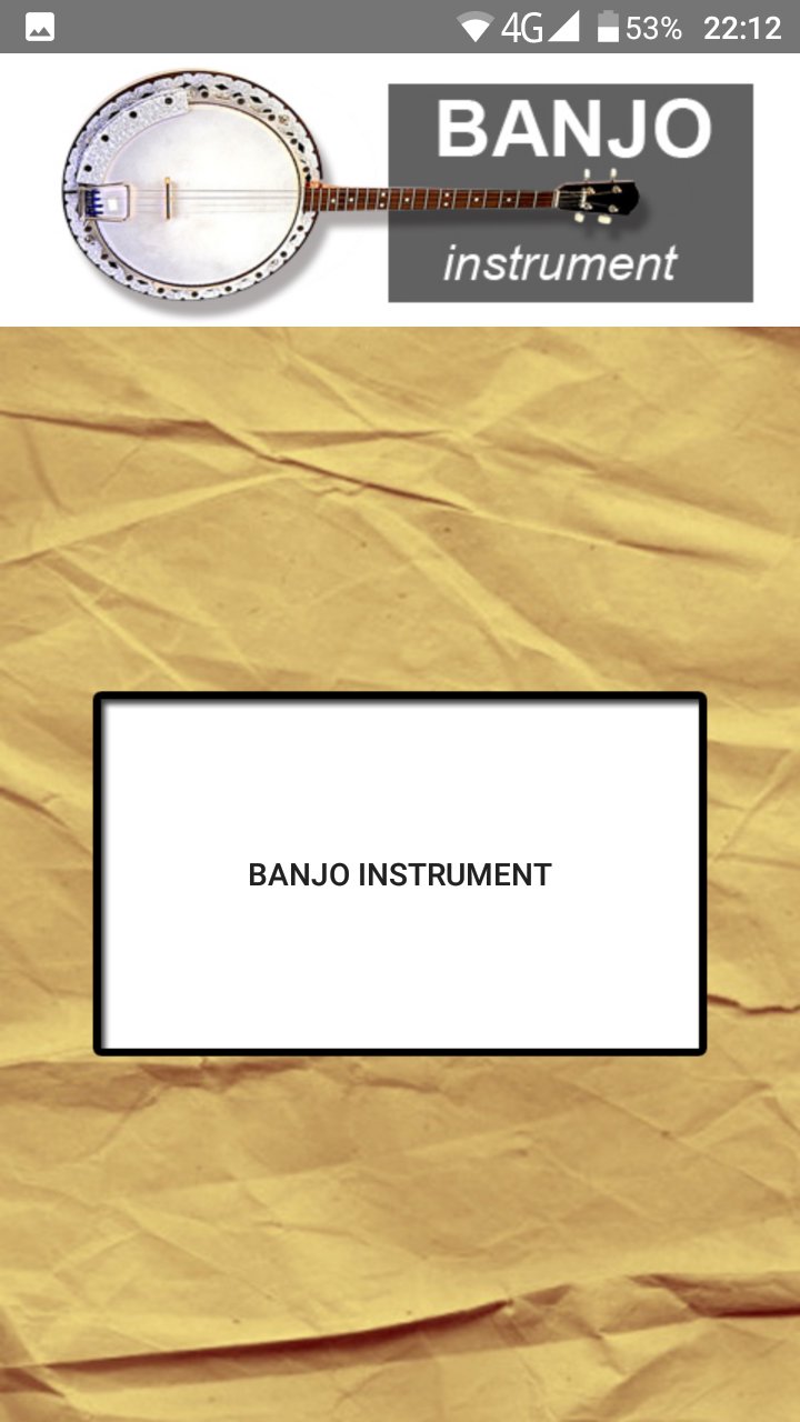 Banjo instrument