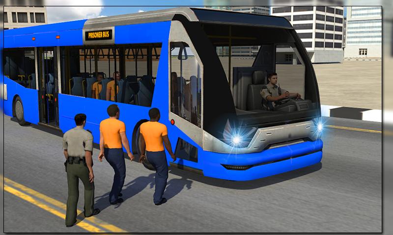Police Bus Transport Criminal