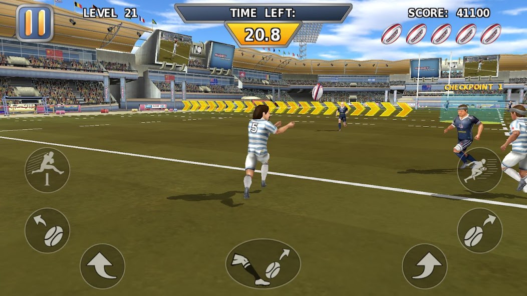 Rugby: Hard Runner