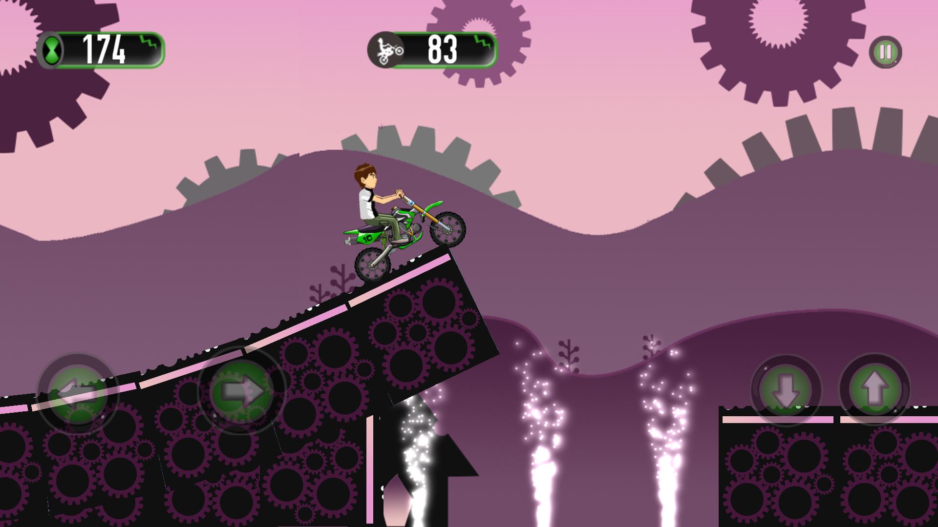 Ben motorbike Jungle Race