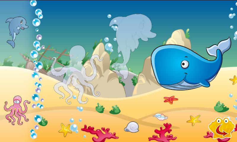 Toddler puzzle: Baby fish