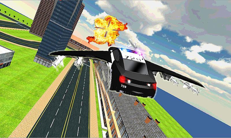 Flying Police Car vs Mafia War