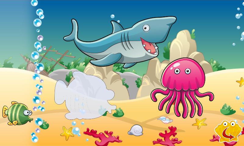 Toddler puzzle: Baby fish