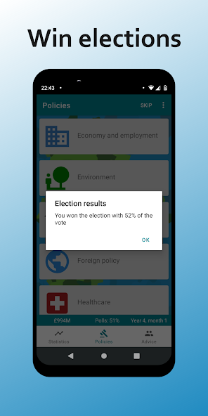 Politics Game - RandomNation