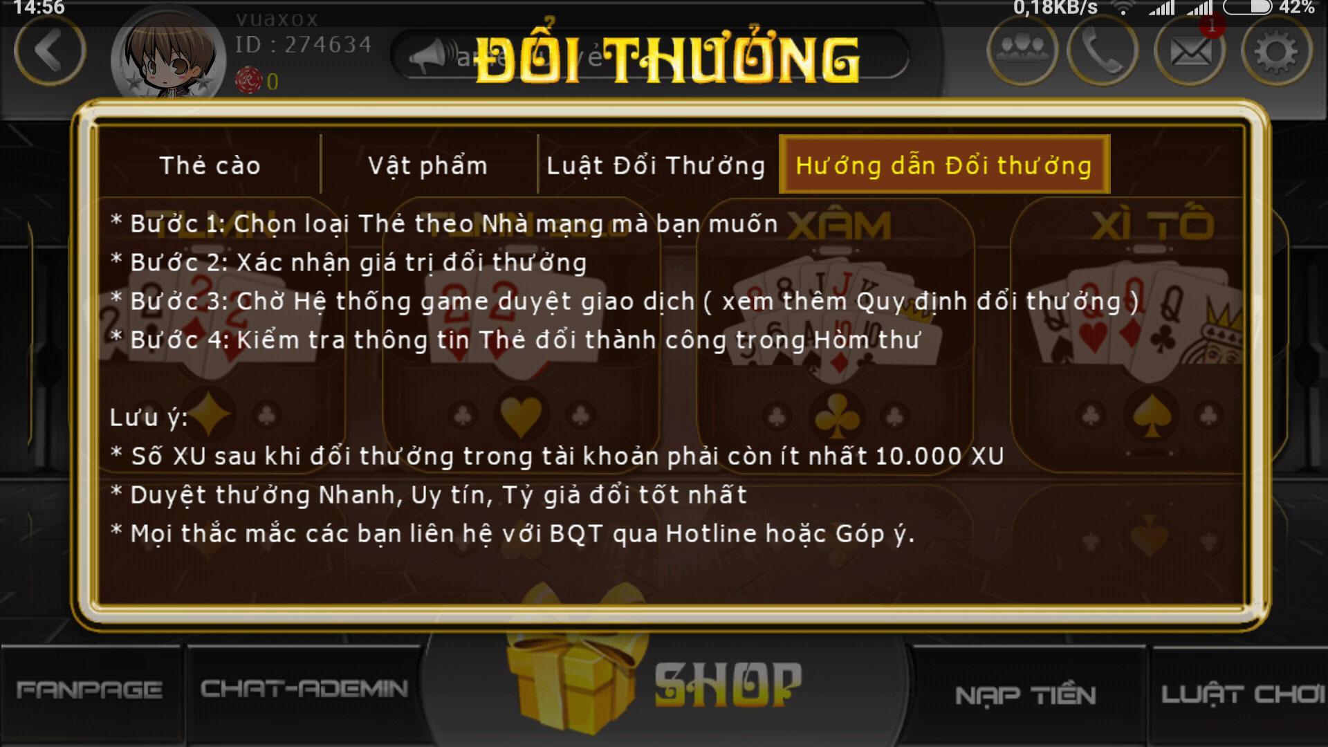 Danh bai doi thuong rikgamevip