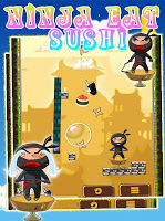 Ninja eat sushi